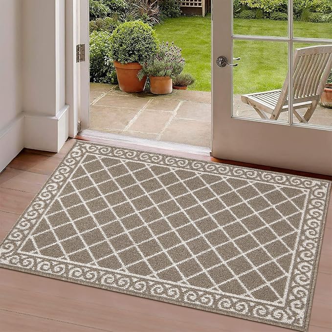 HEBE Indoor Door Mat 32"x48" Non Slip, Washable Welcome Mats - Image 7