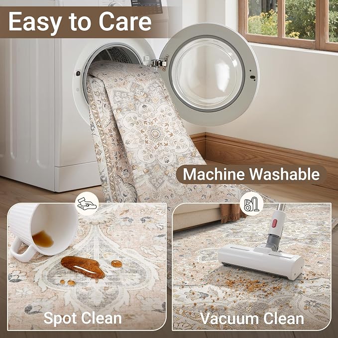 befbee Washable Rug 8x10 Area Rugs - Image 5