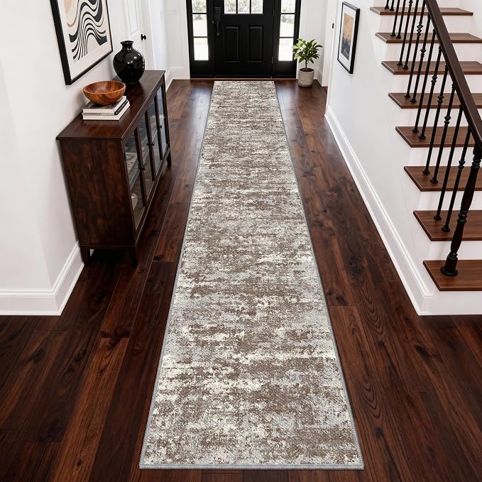 Washable Carpet Runners for Hallway 18ft-Non Slip Floor Runners for Dogs - Image 2