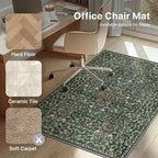 36"x48" Office Chair Mat for Hardwood Tile Floor, Under Desk Carpet Protector - Image 3