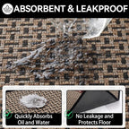 YDKGL Door Mat 17"x30", Dirt Resistant and Absorbent, Non-Slip Rubber Backing - Image 7