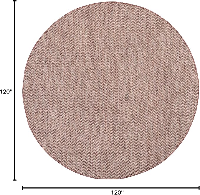 SAFAVIEH Outdoor Round Rug 10' - Image 2