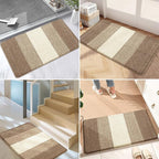 Kitinjoy Indoor Outdoor Door Mat, 32x20 Non-Slip Absorbent Dirt Trapper - Image 6