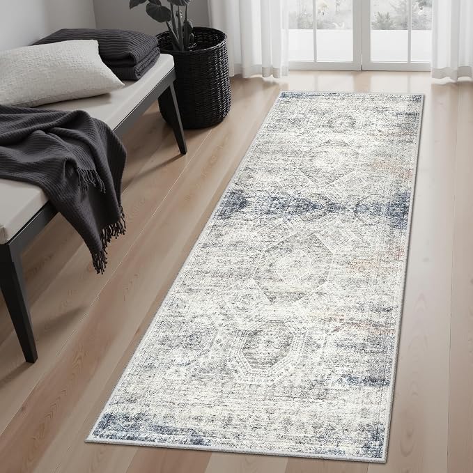 Soalmost Runner Rug 2x6 Washable Non-Slip Kitchen Runner Rugs by Soalmost