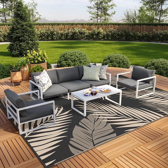 GENIMO Outdoor Rug 9' x 18' Waterproof - Image 4