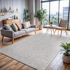 CAMILSON Easy Jute Rug 8x10, Indoor Outdoor Grey Color Area Rugs - Image 7