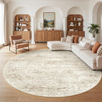 Round Rug 9ft, Washable Circle Rug - Image 5