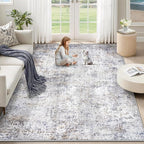 XLUEZ 5x7 Area Rugs for Living Room, Washable Modern Abstract Large Area Rug by XLUEZ