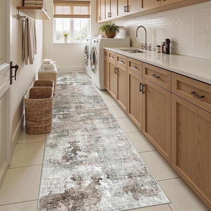 Soalmost Runner Rug 2x10 Washable Non-Slip Hallway Runner Rugs - Image 4