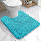 OLANLY Toilet Rugs U-Shaped 20x20, Extra Soft Absorbent Chenille Contour by OLANLY