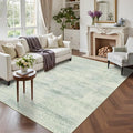 Latte&Fog 5x7 Area Rugs for Living Room, Vintage Washable Green Rugs for Bedroom by LatteFog