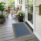 Easy Jute Kitchen Rug 2x3 Front Door Mat Washable Non Slip Entryway Rug - Image 8