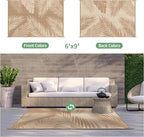 GENIMO Outdoor Rug 6' x 9' Waterproof - Image 2