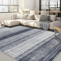 Nakagishi Area Rug Living Room Rugs: 7x9 Machine Washable Boho Large Neutral by NakagishiAreaRug