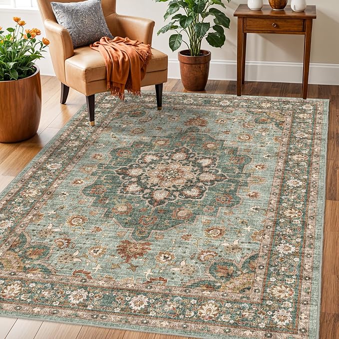 TOPRUUG Washable Oriental Area Rug by TOPRUUG