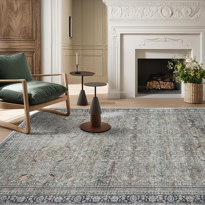 Srugn Washable Rugs 8x10 Area Rugs by Srugn