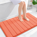 OLANLY Memory Foam Bath Mat 40x24, Super Soft Absorbent Bathroom Rugs, Quick Dry by OLANLY