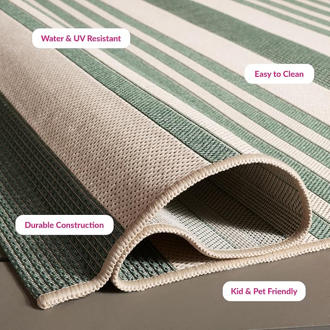 SAFAVIEH Washable Rug Outdoor Courtyard Collection - Image 7
