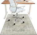 36"x48" Office Chair Mat for Hardwood Tile Floor, Under Desk Carpet Protector by BESBLEE