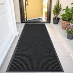 OLANLY Front Door Mat Indoor Outdoor Entrance, Waterproof Heavy Duty Doormat by OLANLY