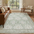 Soalmost 6x9 Area Rug for Living Room Washable 6x9 Rug Non-Slip Modern Rugs for - Image 2