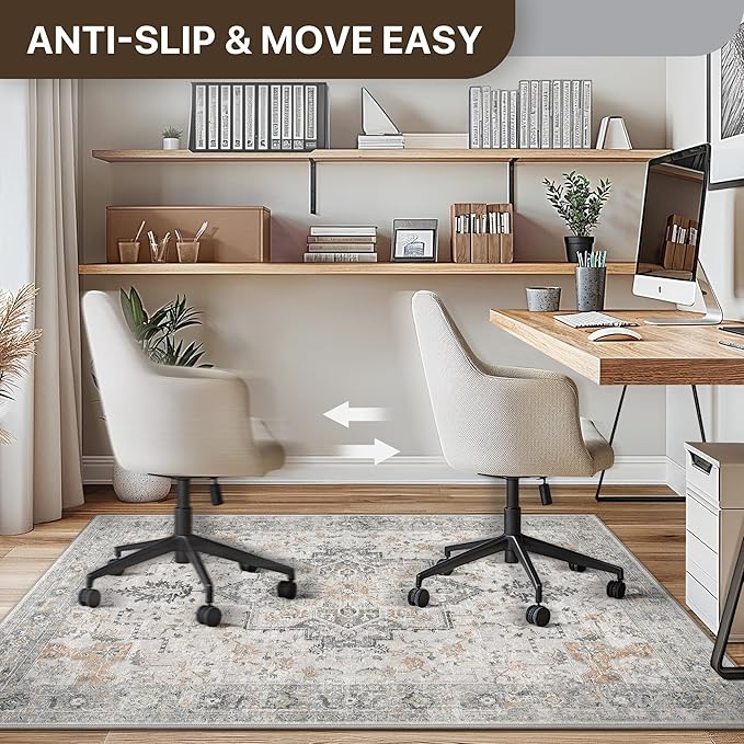 36"x60" Office Chair Mat for Hardwood Tile Floor, Under Desk Carpet Protector - Image 5