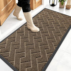 OLANLY Front Door Mat Indoor Outdoor Entrance, Waterproof All-Season, by OLANLY