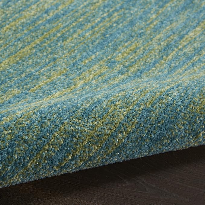 Nourison Home Nourison Essentials Blue Green 4' x 6' Area Rug - Image 10