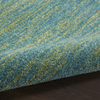 Nourison Home Nourison Essentials Blue Green 2'2" x 20' Area Rug - Image 8