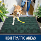 OLANLY Front Door Mat Outside Entrance 59x34, Heavy Duty Sturdy Natural Rubber - Image 5