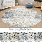 8ft Round Area Rug Living Room Rugs - Image 8