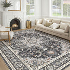 Vintage Living Room Area Rug 9x12 by COTILED