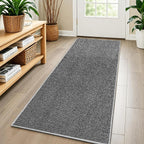 Faux Jute Hallway Runner Rug 2'x8', Washable & Non-Slip, No Odor. Farmhouse by Unknown