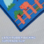Kids Carpet Playmat Rug 110.2"x78.7", Car Rug - Image 5