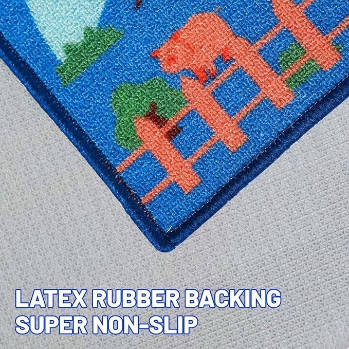 Kids Carpet Playmat Rug 110.2"x78.7", Car Rug - Image 5