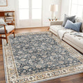 CHAMPLANT Area Rug 5'x7' Washable Rug Vintage Traditional Floor Cover Thin by CHAMPLANT