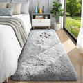 PAGISOFE Grey Runner Rugs for Hallway 2x6 Ft, Super Soft Fluffy Rug Home Decor by PAGISOFE