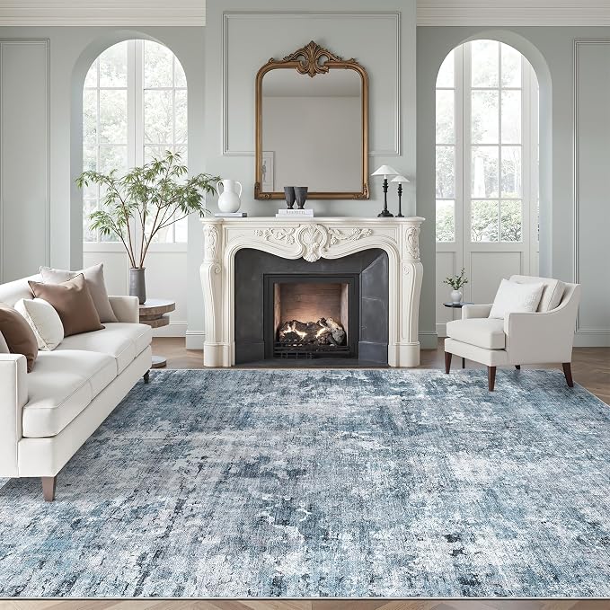Soalmost Washable Area Rug 8x12, Large Soft Rugs by Soalmost