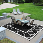 GENIMO 9 ' x 12 ' Outdoor Rug for Patio Clearance, Waterproof Indoor Outdoor - Image 6