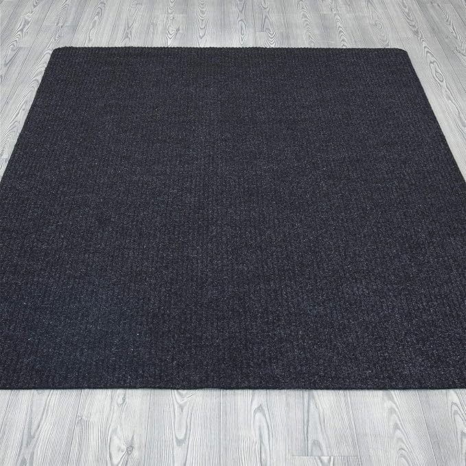 Ottomanson 5' x 6'6" Mud Mat Area Rug Scraper Carpet - Image 6