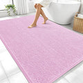 OLANLY Large Bathroom Rugs 70x46, Extra Soft Absorbent Chenille Bath Rugs by OLANLY