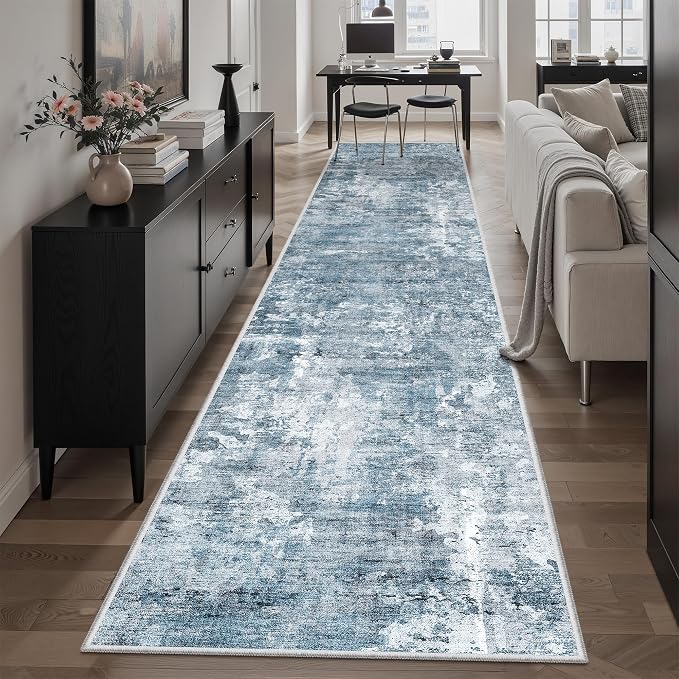 Soalmost Runner Rug 2'6" x 12' Washable Non-Slip 2.5x12 ft Long Runner Rugs - Image 3