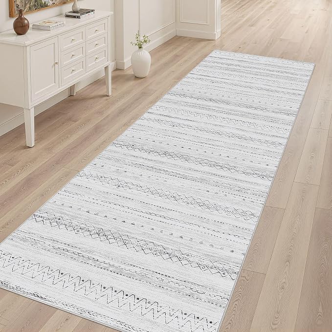 cotiled Hallway 2.6x8 Runner Rugs: Washable Boho Rugs - Image 8