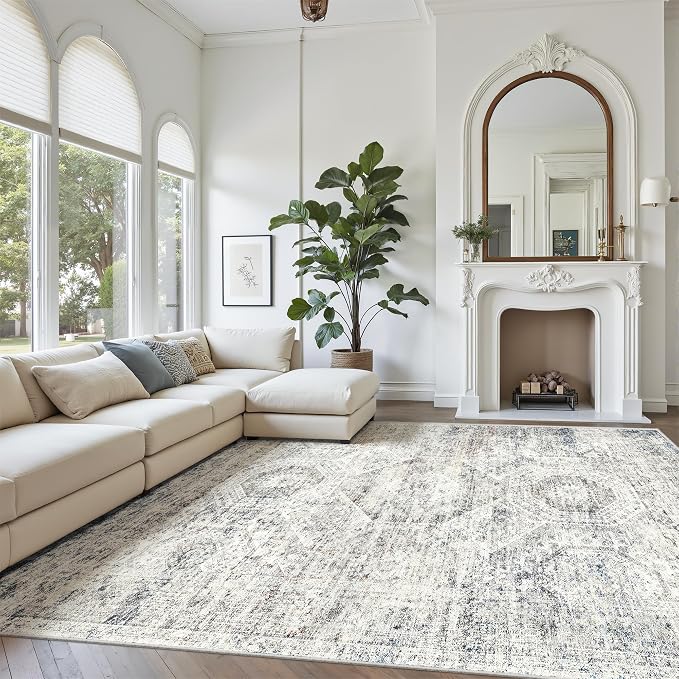 Soalmost Washable Area Rug 8x12, Large Soft Rugs - Image 2