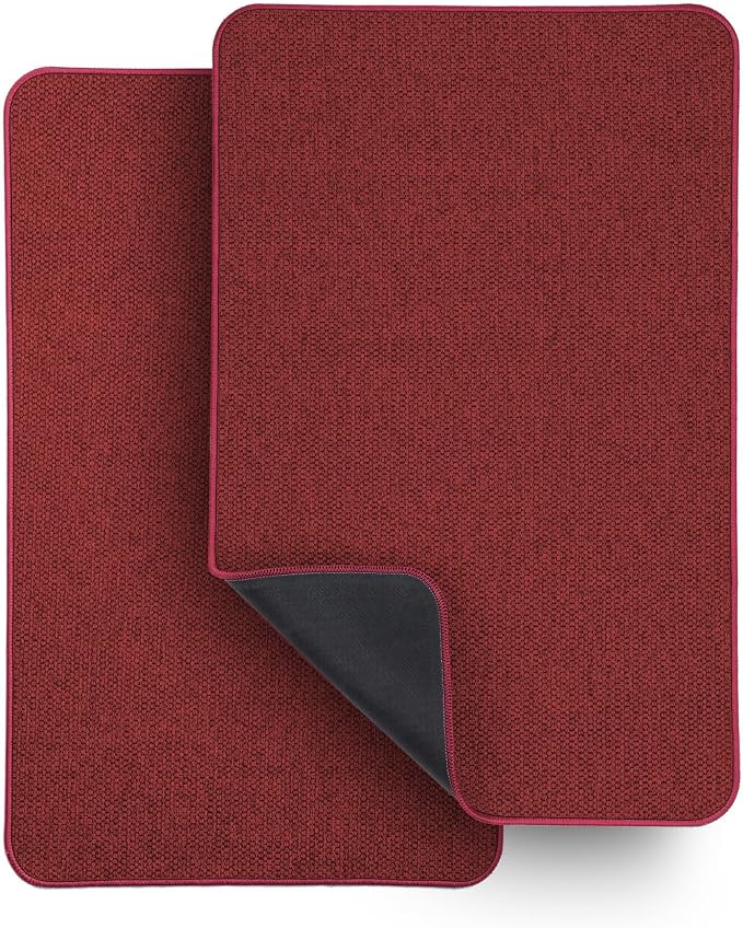 Bosap Bath Mat, Ultra Thin Bathroom Rugs, Rubber Bath Mats by BosapDirect