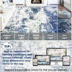 Area Rugs 6x9 Living Room: Large Soft Washable Rug Modern Abstract Anti-Skid - Image 10
