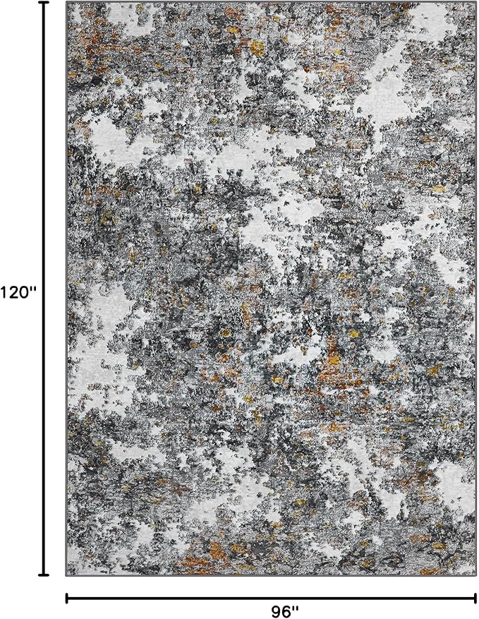 Area Rug Living Room Rugs: 5x7 Washable Rug - Image 2