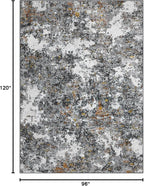 8x10 Area Rug for Living Room Bedroom: Large Washable Rug - Image 2