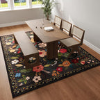 Rugcomf Living Room Rug 6x9 Rug Machine Washable Boho Area Rug Non Slip Floral - Image 6