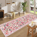 DUKINO 2x8 Runner Rug for Hallway, Washable Kitchen Runner Rug by DUKINO